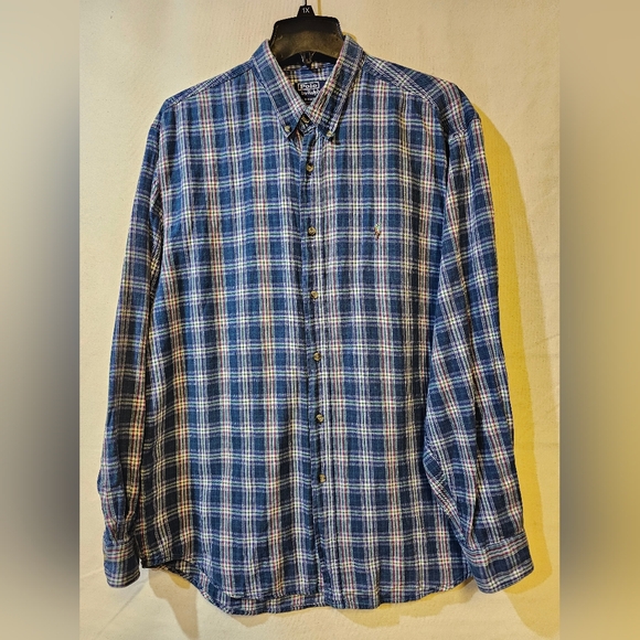 Ralph Lauren Other - Ralph Lauren Polo Flannel Men's Blue Plaid